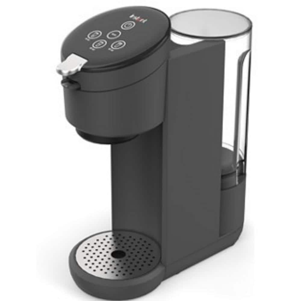 boly Single Serve Coffee Maker Machine, Grind and Brew 2 in 1 Coffee Maker  with 16oz Stainless Steel Travel Mug, Adjustable Tray, Dual Brewing Options
