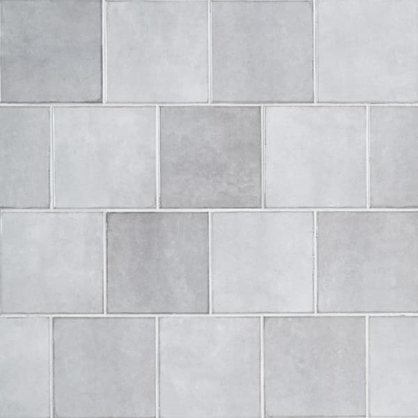 MSI Take Home Sample - Lakeview Sterling 5 in. x 5 in. Glossy Ceramic Wall Tile
