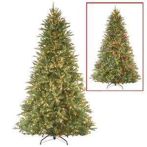 7.5 ft. PowerConnect Tiffany Fir Tree with Dual Color LED Lights