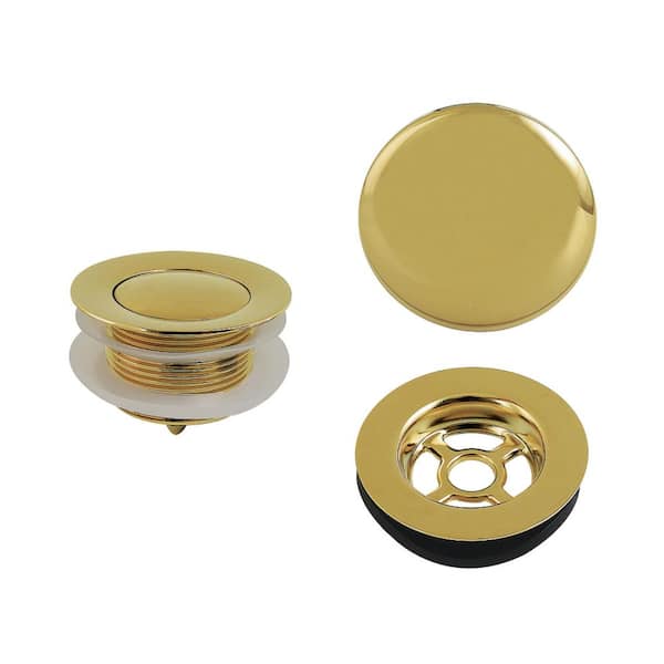 Trimscape 2-11/16 in. Brass Tub Drain in Polished Brass