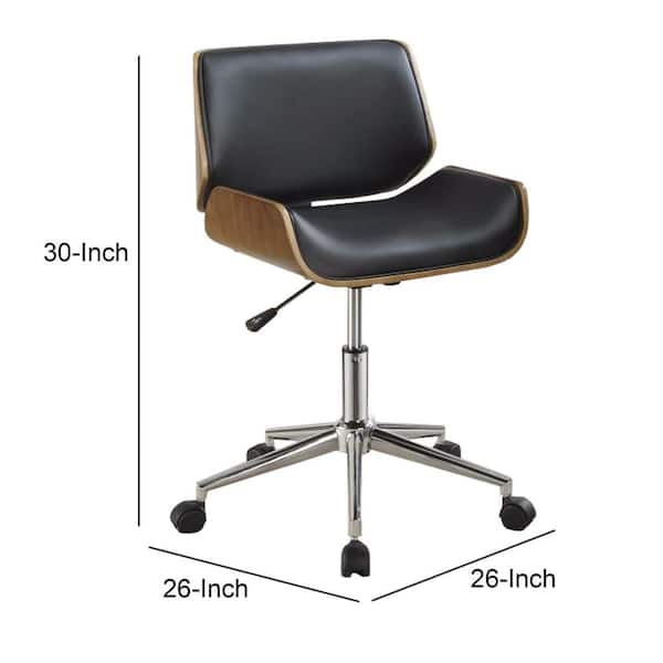Benzara BM159040 Office Chairs Black 