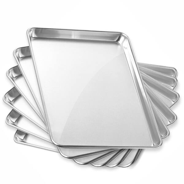 GRIDMANN 13 x 18 Inch 6-Pack, Commercial Aluminum Cookie Sheets