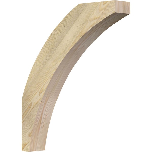 Ekena Millwork 4"W x 22"D x 26"H Thorton Rough Sawn Knee Brace, Douglas Fir