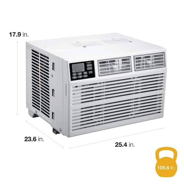 15,000 BTU 115V Window Air Conditioner Cools 700 Sq. Ft. with ENERGY STAR and Remote in White