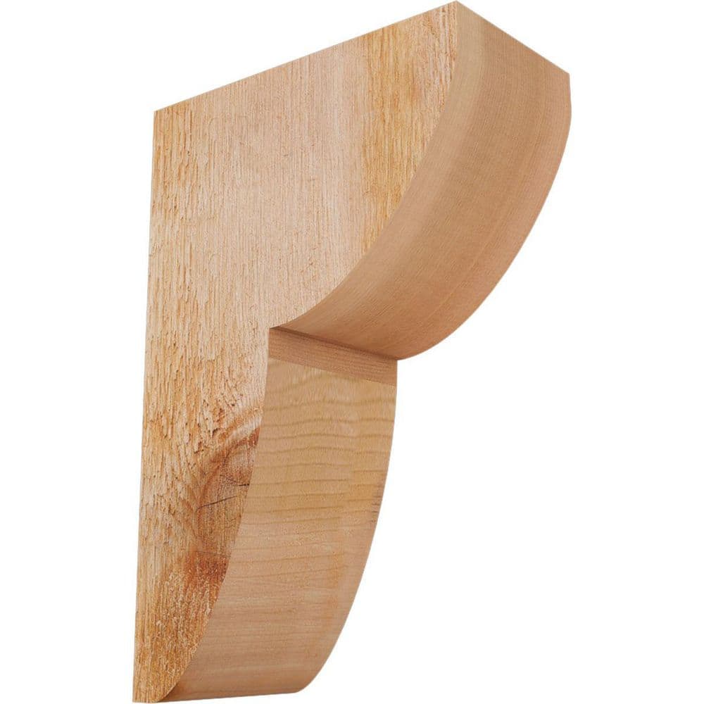 4 in. x 8 in. x 12 in. Western Red Cedar Crestline Rough Sawn Corbel price history on PriceWatchPro