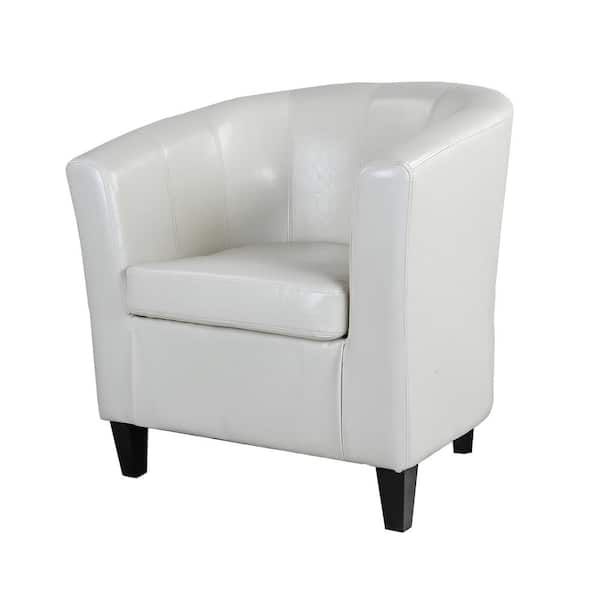 black and white tub chair