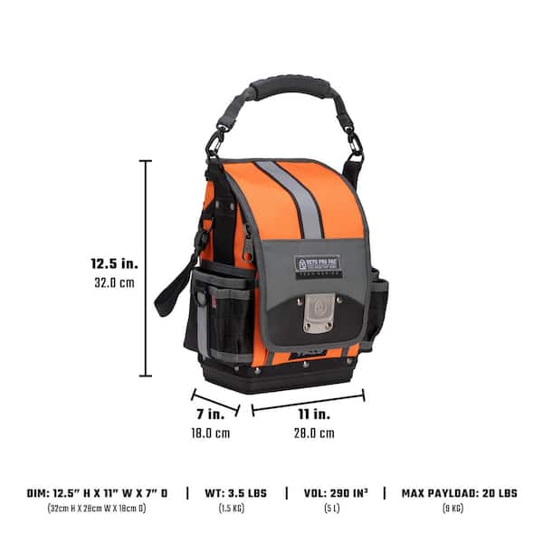 【ほぼ未使用】 PICHARPAK WORK SHOP VETO PRO PAC TP-LC Hi-Viz Compact, Zippered Technician Tool Pouch
