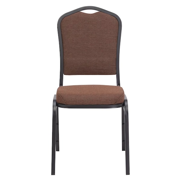 National Public Seating 9300-Series Chocolatier Deluxe Fabric Upholstered  Stack Chair (2-Pack) 9361-BT/2 - The Home Depot