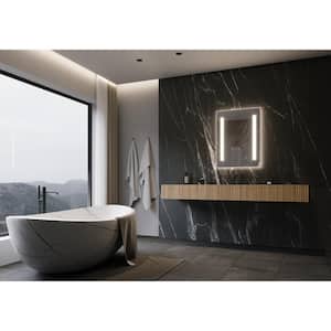 Verano 24 in. W x 32 in. H Rectangular Frameless Wall Mounted Bathroom Vanity Mirror 3000K LED
