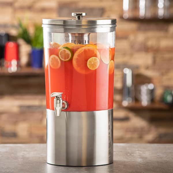 Tablecraft 85 Beverage Dispenser with Infuser, 5 Gallon, Single, Stainless  Steel - Win Depot
