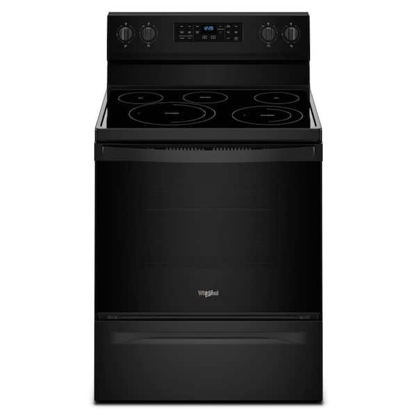 Whirlpool 5.3 cu. ft. Electric Range with Self-Cleaning Convection Oven ...