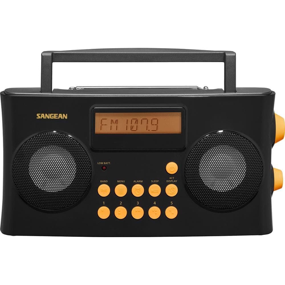 Sangean AM/FM Portable Vision Impaired Radio with Voice Prompts PR-D17 -  The Home Depot