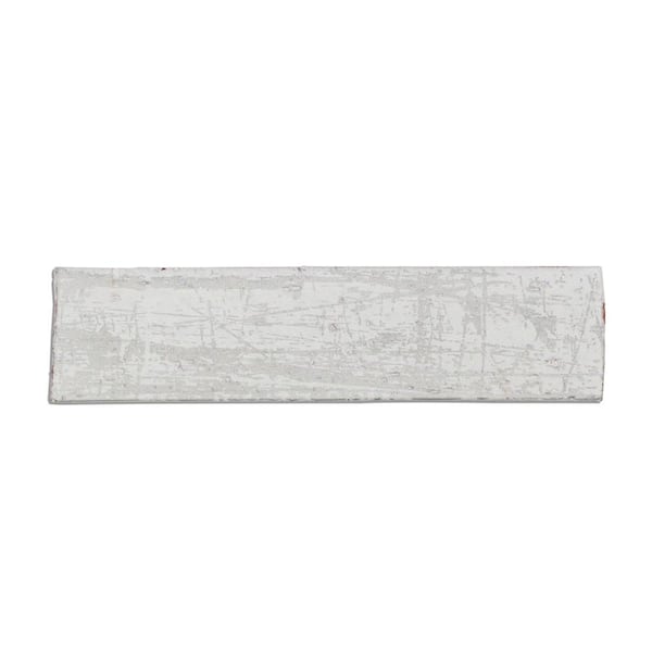 Ivy Hill Tile Metro Brick White Natural Clay 3 in. x 9 in Subway Wall Tile Sample