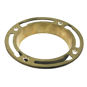 6-11/16 in. O.D, Deep Seal 1-1/8 in. Brass Water Closet (Toilet) Flange