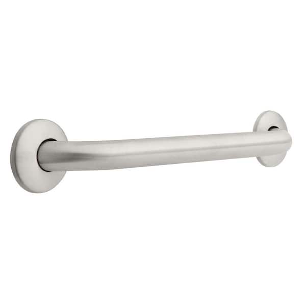 Franklin Brass 16 in. x 1-1/4 in. Concealed Screw ADA-Compliant Grab Bar in Stainless