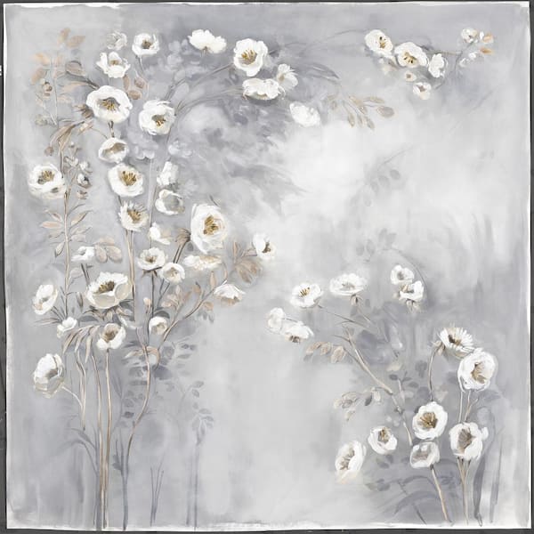 750 HOME Monique Lhuillier Floral Purple Peel and Stick Wall Mural