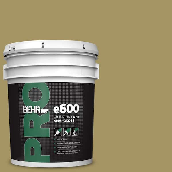 BEHR PRO 5 gal. #M330-6 Keemun Semi-Gloss Exterior Paint