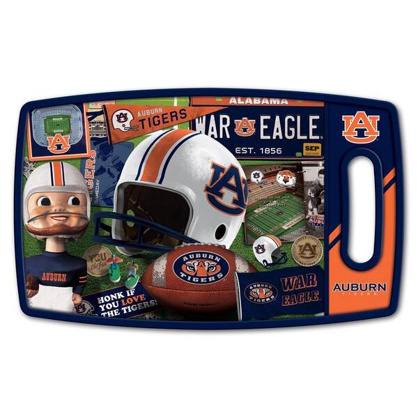 NCAA Auburn Tigers Retro Series Polypropyene Cutting Board