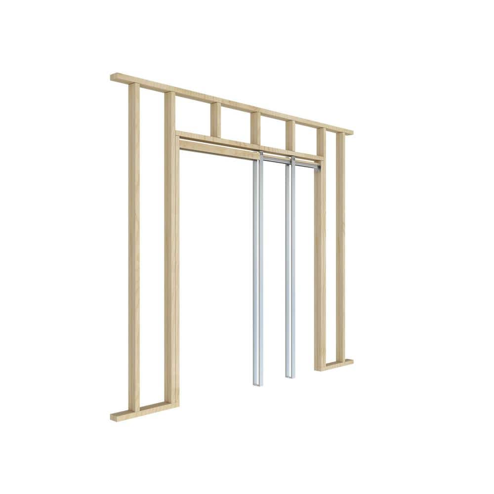 Heavy Duty Aluminum Pocket Door Frame for 2x4 Stud Wall