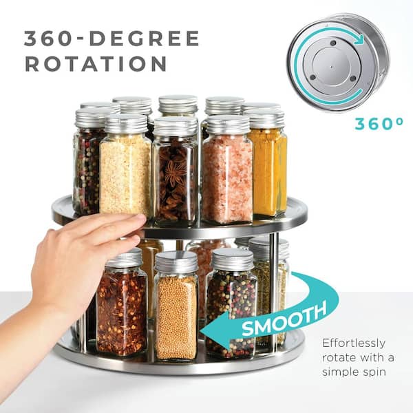 Home it 2-Tier Lazy Susan Turntable 360° 4211 - The Home Depot