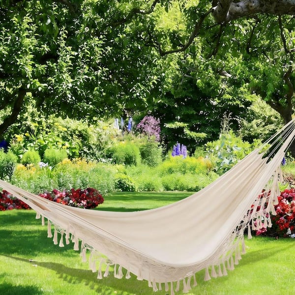 10 ft. Hammock Bed Double Hammock for Outdoor Patio Yard Garden in