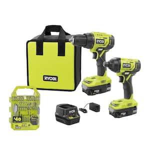 RYOBI USB Lithium 2-Tool Combo Kit with Power Cutter, Power Carver, (2 ...