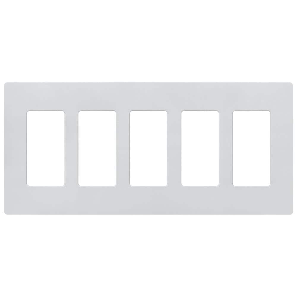 Claro 5 Gang Wall Plate for Decorator/Rocker Switches, Satin, Mist (SC-5-MI) (1-Pack) price history on PriceWatchPro