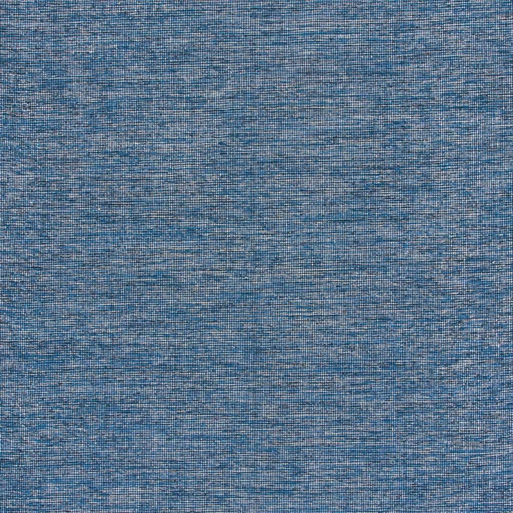 Handwoven Coastal Charm Blue Cotton 8' x 10' Area Rug