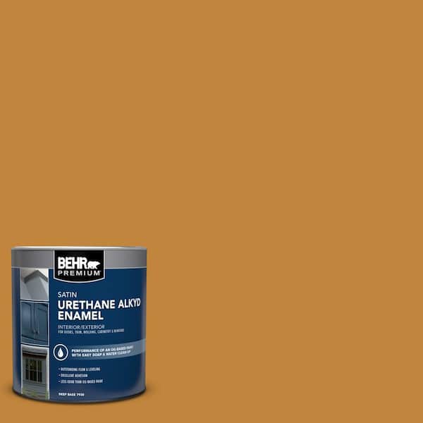 1 qt. #M260-7 Back To School Satin Enamel Urethane Alkyd Interior/Exterior Paint