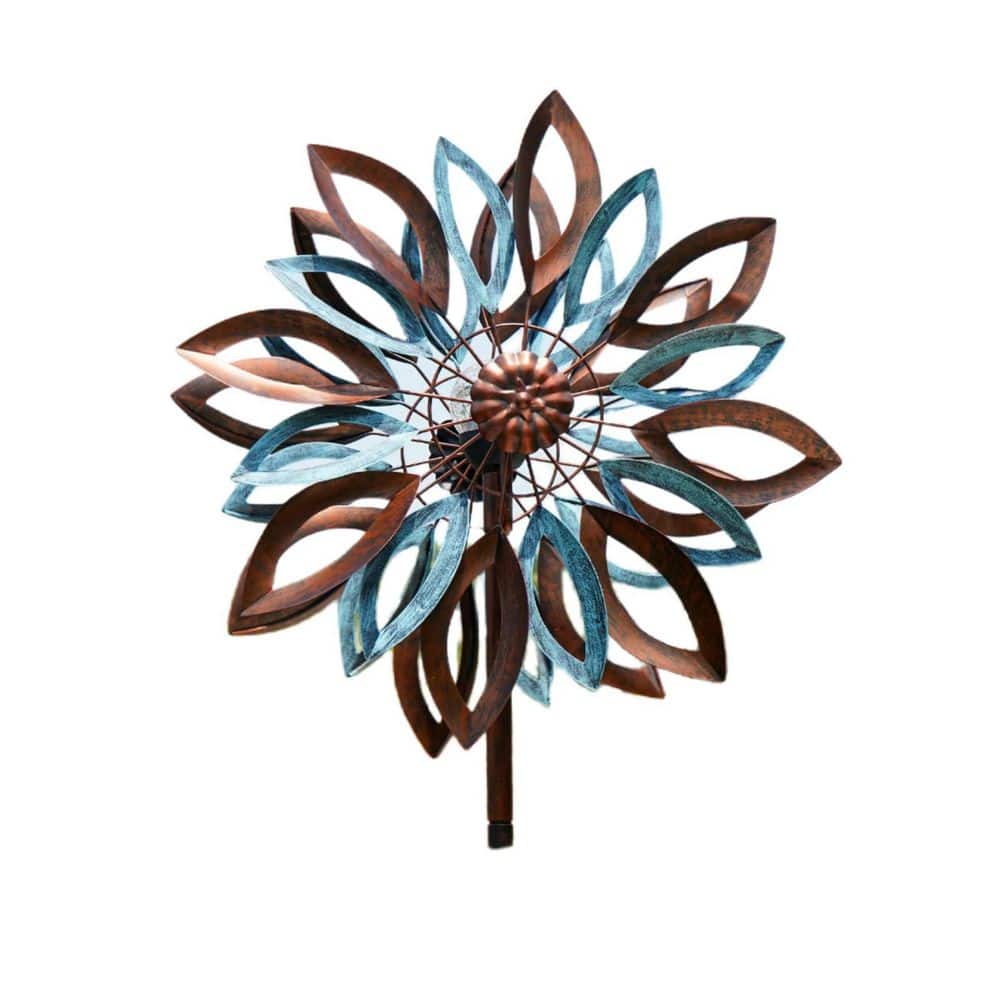 Solar Large Outdoor Metal Wind Spinners - Thumbnail 2