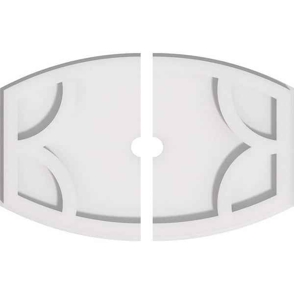 1 in. x 14 in. x 9.375 in PVC Medallion Moulding