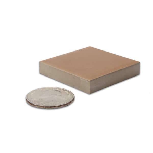Vaudeville Taco Marron 2 in. x 2 in. Porcelain Floor and Wall Tile (0.5 sq. ft./Case)