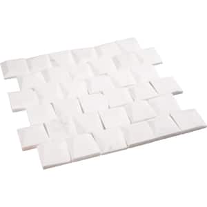 Regal Color-Villa Size-2 in. x 2 in. Mosaic pattern-Squares Polished Stone Mosaic Tile 4 sq. ft. Each