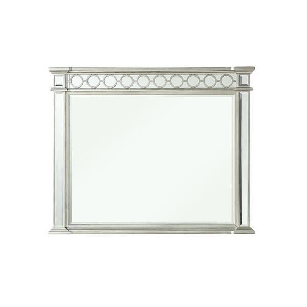 Acme Furniture Varian Mirrrored Mirror 26154 - The Home Depot