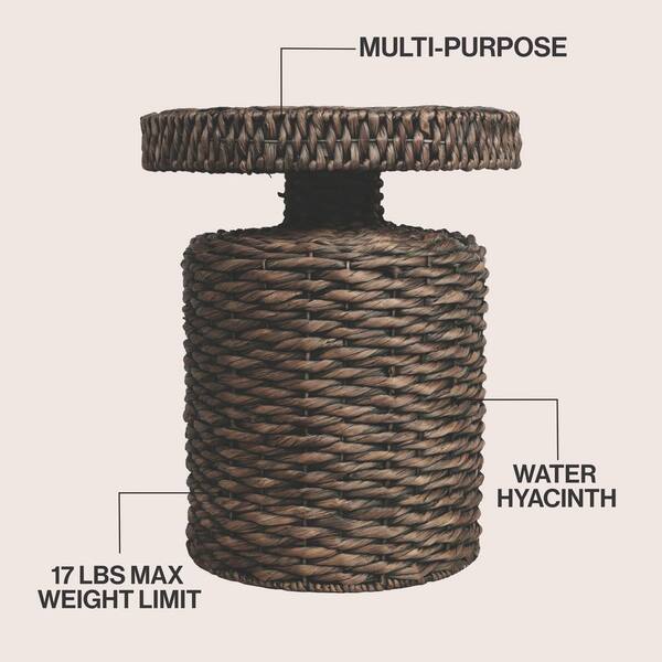 JONATHAN Y Marisol 19.65 in. Coastal Bohemian Handwoven Water