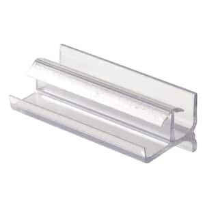 Tub Enclosure Bottom Guide, Workright Products, Clear Plastic, Snap-In