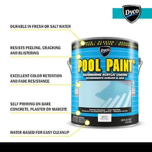 Dyco Pool Paint 5 Gal. 3151 Ocean Blue Semi-Gloss Acrylic Exterior