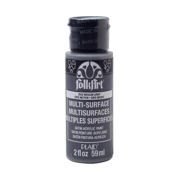 FolkArt 2 oz. Medium Gray Multi Surface Paint