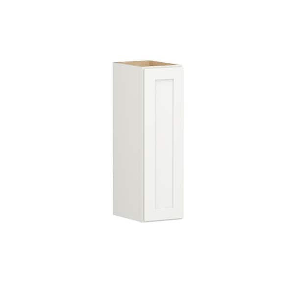 Shaker Full Overlay 9 in. W. x 12 in. D x 30 in. H Plywood Assembled Wall Kitchen Cabinet in Linen White