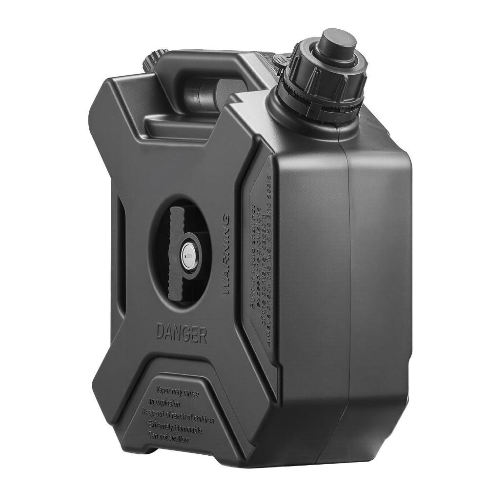 Fuel Container 1.3 gal. with Lockable Bracket, HDPE Gas Can, 15 L/min Spout, 10.2 x 5.1 x 11.8 in., Anti-Theft, Black price history on PriceWatchPro