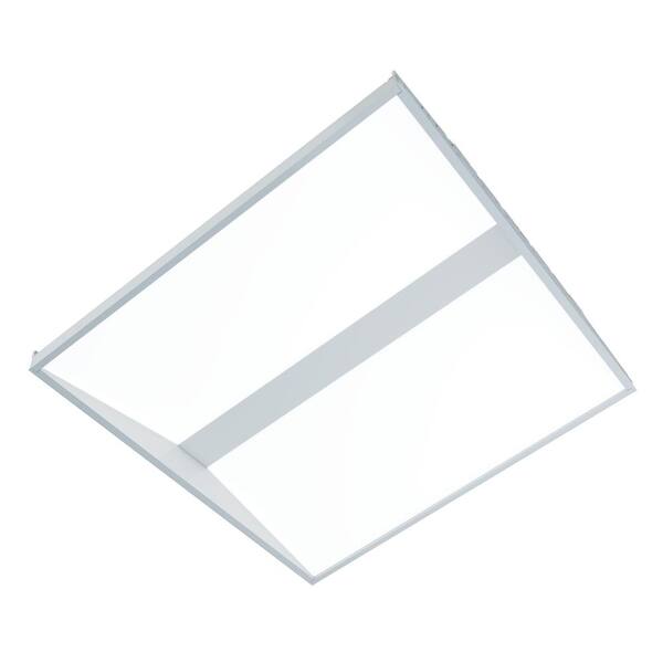 Metalux Encounter 2 ft. x 2 ft. White Integrated LED Commercial Grade Recessed Troffer 80CRI, 20W at 4000K 2701 Lumens
