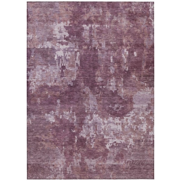 Chantille Machine Washable Indoor/Outdoor Abstract ACN2361 Merlot 3 ft. x 4 ft. Area Rug