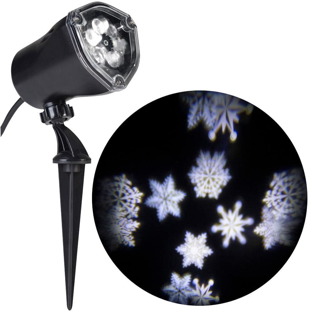 Lightshow Projection Ornate Snowflurry White