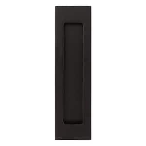 7 in. x 1-7/8 in. x 3/8 in. Paint Black Large Flush Pull