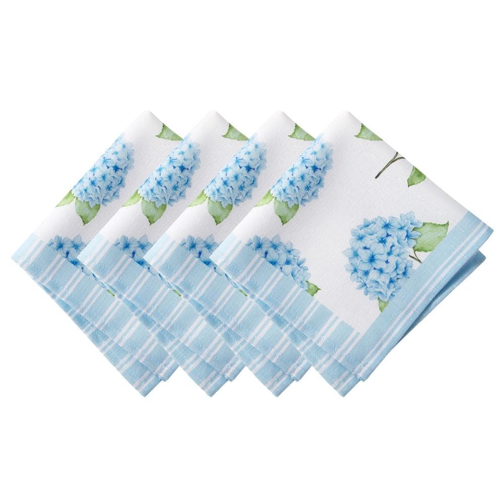 "Nantucket Hydrangea Garden Napkins, Set of 4, Multicolor - 17""W x 17""L" price history on PriceWatchPro