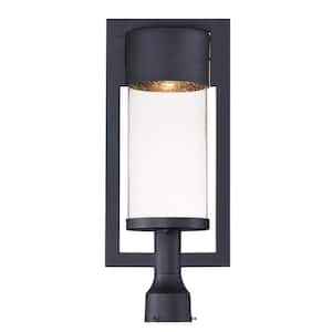 Focus 9 in. Integrated LED Outdoor Post Flush Mount