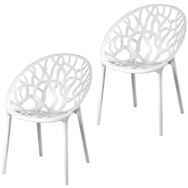 bunnings white plastic chairs