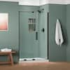 KOHLER Echelon 44-48 in. W x 72 in. H Sliding Frameless Shower Door in Matte Black K-707622-8L-BL