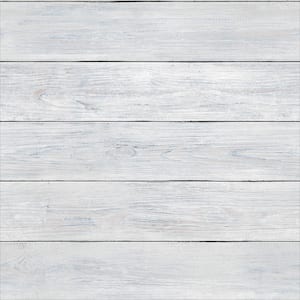 Gray Wood Planks Vinyl Peel and Stick Wallpaper Roll (Covers 28.18 sq. ft.)