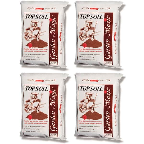 Garden Magic Organic Planting Potting Soil, 40 lbs. Bag (4-Pack)